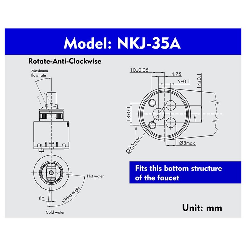 Cartouche de robinet ABKO-Kero - Basin Mixer Cartridge avis et prix
